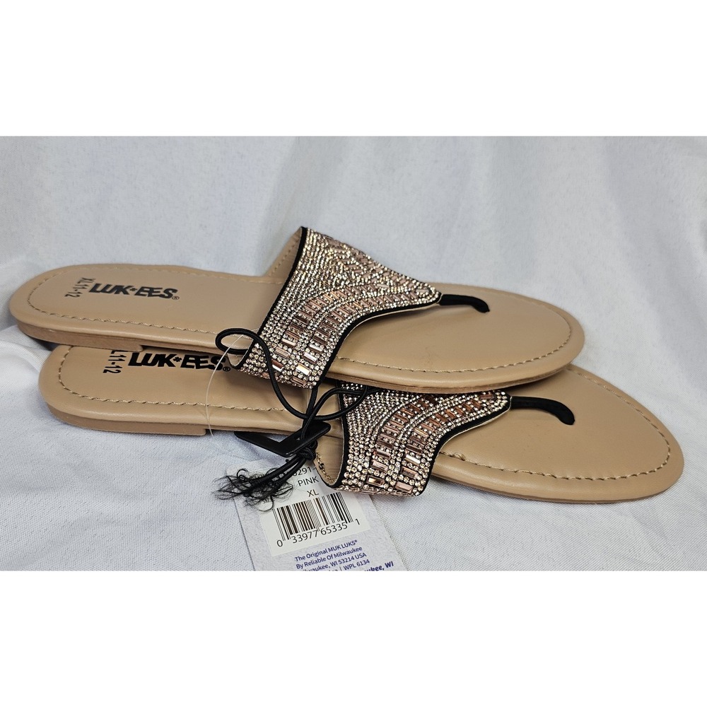 LUK-EES Women's Sandals‎ - Size-X-Large 11-12- Color - Pink - NEW WT - Picture 8 of 10